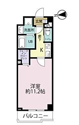 エルグランド二日市 1Kの間取図画像