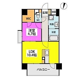 MoltoFelice 1LDKの間取図画像