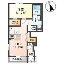 ウォルナット・グローブ  ｜ 千葉県市原市千種４丁目（賃貸アパート1LDK・1階・43.23㎡） その2