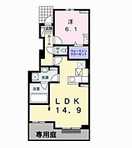 エスポワール　ほたる野II 101 ｜ 千葉県木更津市ほたる野１丁目25-17（賃貸アパート1LDK・1階・50.05㎡） その2