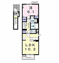 サリーレプーロ 201 ｜ 千葉県木更津市文京５丁目2-12（賃貸アパート1LDK・2階・43.77㎡） その2