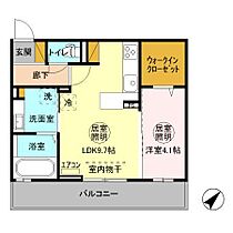 フィオーレ金田西 202 ｜ 千葉県木更津市瓜倉（賃貸アパート1LDK・2階・37.51㎡） その2