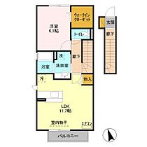 フェリジータ 203 ｜ 千葉県木更津市桜井新町２丁目（賃貸アパート1LDK・2階・48.43㎡） その2