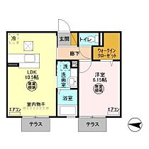 ル・メルシェ 102 ｜ 千葉県木更津市吾妻（賃貸アパート1LDK・1階・40.04㎡） その2