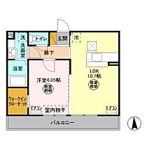 ルシャトーＭ 105 ｜ 千葉県袖ケ浦市蔵波（賃貸アパート1LDK・1階・40.04㎡） その2