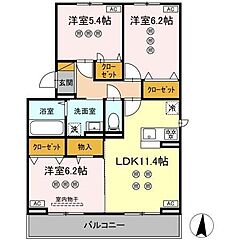 物件の間取り