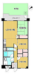 グリーンビレッジ姉ケ崎 3LDKの間取図画像