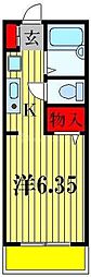 間取図画像 1K