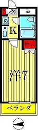 間取図画像 1K