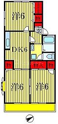 間取図画像 3DK