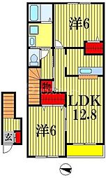 ピュア・キャッスル4 2LDKの間取図画像