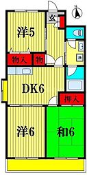 GROVE 3DKの間取図画像