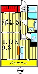 オッツTM 1LDKの間取図画像