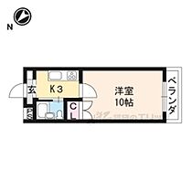 ハーベストハウス嵐山 207 ｜ 京都府京都市西京区嵐山樋ノ上町（賃貸マンション1K・2階・24.82㎡） その2