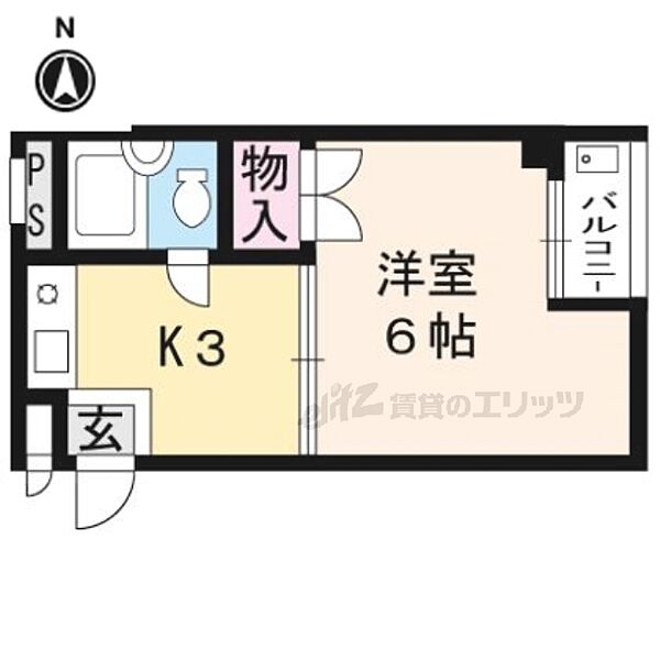 フォーブル西院 101｜京都府京都市中京区壬生西大竹町(賃貸マンション1K・1階・17.00㎡)の写真 その2