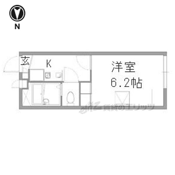 レオパレスMOON LIGHT 209｜京都府京都市中京区西ノ京西月光町(賃貸アパート1K・2階・19.87㎡)の写真 その2