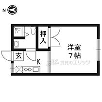 京都府京都市右京区常盤出口町（賃貸アパート1K・1階・20.25㎡） その2