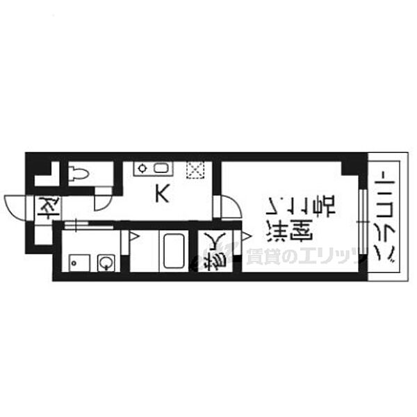 ベリエ太秦 303｜京都府京都市右京区太秦多藪町(賃貸マンション1K・3階・25.05㎡)の写真 その2