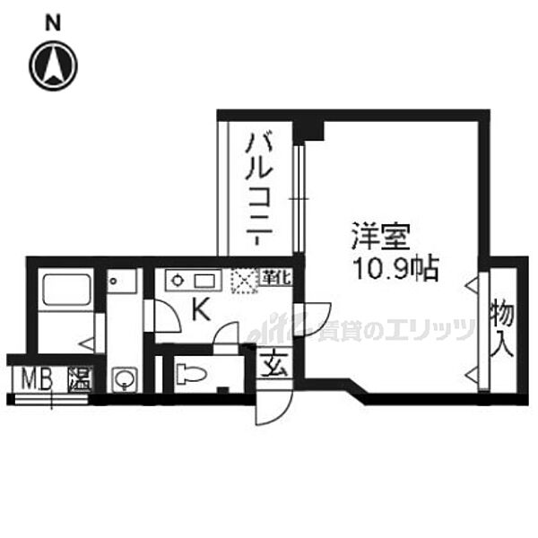 カーサ・ヴェルデ西洞院 503｜京都府京都市下京区妙伝寺町(賃貸マンション1K・5階・30.74㎡)の写真 その2