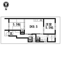 壬生淵田町住宅  ｜ 京都府京都市中京区壬生淵田町（賃貸一戸建2LDK・1階・56.16㎡） その2