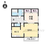 鳴滝ステージI 2-D ｜ 京都府京都市右京区鳴滝桐ケ淵町（賃貸マンション1LDK・2階・46.08㎡） その2