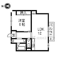 京都府京都市右京区西院坤町（賃貸マンション1LDK・4階・41.00㎡） その2