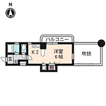 サンホワイト葛野 206 ｜ 京都府京都市右京区西院西田町（賃貸マンション1K・2階・25.92㎡） その2