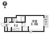 京都府京都市中京区聚楽廻南町（賃貸マンション1K・8階・26.12㎡） その1