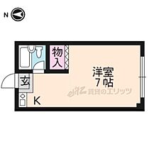 京都府京都市右京区太秦一ノ井町（賃貸マンション1K・1階・17.08㎡） その2