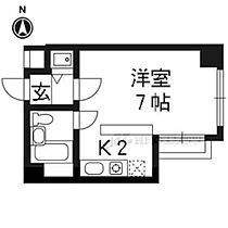 シャトーふく 303 ｜ 京都府京都市下京区鍵屋町（賃貸マンション1K・3階・20.21㎡） その1