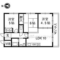 フローラみずほ 205 ｜ 京都府京都市下京区綾小路通烏丸東入竹屋之町（賃貸マンション3LDK・2階・55.89㎡） その2