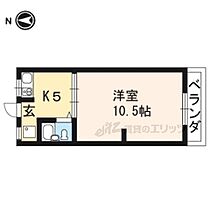 京都府京都市左京区上高野隣好町（賃貸アパート1K・2階・30.00㎡） その2