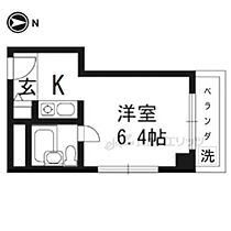 ガルテン 301 ｜ 京都府京都市北区紫野下御輿町（賃貸マンション1R・3階・19.61㎡） その2