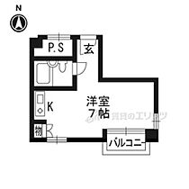 下鴨メゾンなかい 302 ｜ 京都府京都市左京区下鴨松原町（賃貸マンション1R・3階・17.00㎡） その2