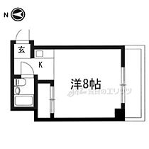 ヴィラ島本 305 ｜ 京都府京都市左京区下鴨高木町（賃貸マンション1K・3階・19.00㎡） その2