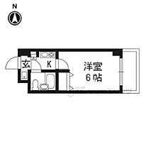 京都府京都市上京区福大明神町（賃貸マンション1K・5階・18.20㎡） その2