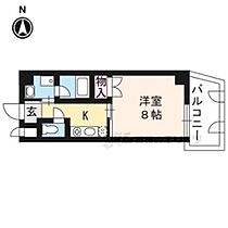 ルピナス北山 506 ｜ 京都府京都市北区紫竹東高縄町（賃貸マンション1K・5階・27.00㎡） その1