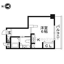 京都府京都市左京区下鴨夜光町（賃貸マンション1K・3階・17.81㎡） その2