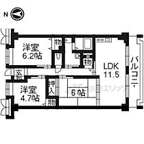 ウィステリア21 202 ｜ 京都府京都市左京区岩倉南四ノ坪町（賃貸マンション3LDK・2階・66.75㎡） その2