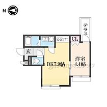 京都府京都市左京区吉田牛ノ宮町（賃貸アパート1LDK・1階・27.70㎡） その2