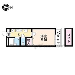 セ・レスト薬大南 1Kの間取図画像
