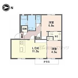 KOKICHIHOUSE 2LDKの間取図画像