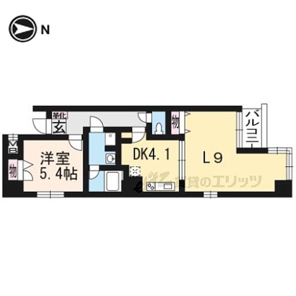 京都府京都市中京区三条通新町西入釜座町(賃貸マンション1LDK・2階・45.16㎡)の写真 その2