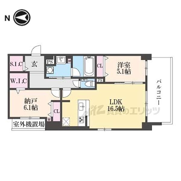 クオリア京都東山 303｜京都府京都市東山区五軒町(賃貸マンション2LDK・3階・70.40㎡)の写真 その2