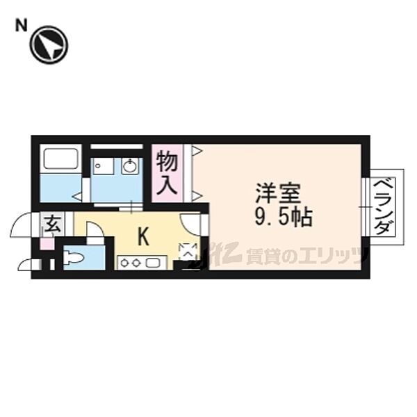 滋賀県大津市一里山４丁目(賃貸アパート1K・2階・30.03㎡)の写真 その2