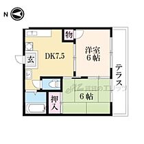 滋賀県大津市山上町（賃貸アパート2DK・2階・38.00㎡） その2