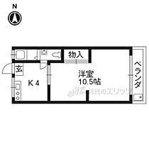 三幸マンション 205 ｜ 滋賀県大津市平津１丁目（賃貸マンション1DK・2階・21.07㎡） その2