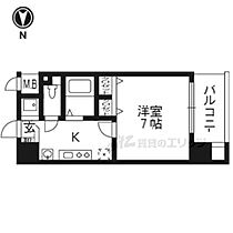 京都府京都市下京区堀之上町（賃貸マンション1K・3階・23.45㎡） その2