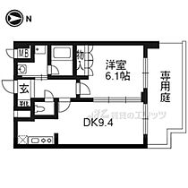 音羽ハイツ 110 ｜ 京都府京都市山科区音羽役出町（賃貸マンション1LDK・1階・37.94㎡） その2