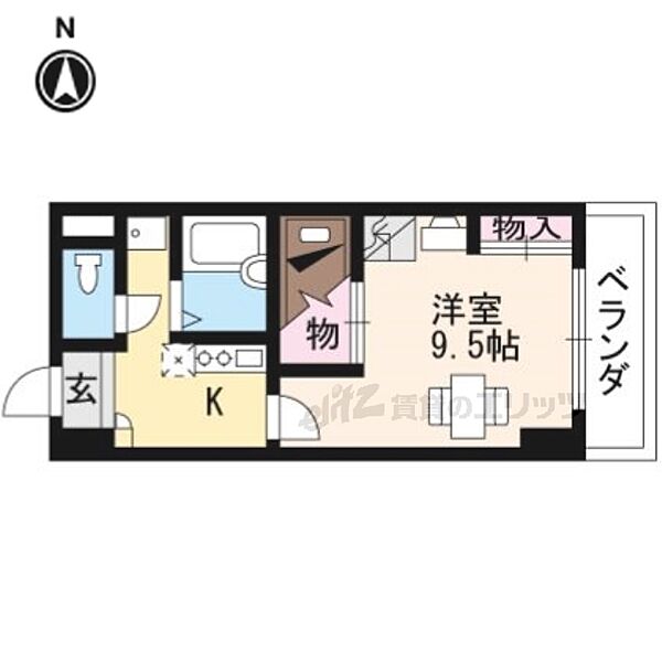 レオパレス三井田 701｜京都府京都市伏見区竹田西内畑町(賃貸マンション1K・7階・26.00㎡)の写真 その2